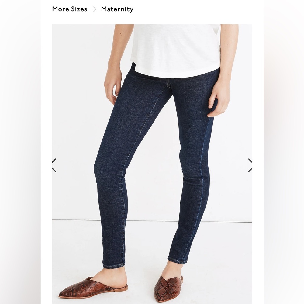 Maternity Over-the-Belly Skinny Jeans in Orland Wash: TENCEL™ Denim Edition